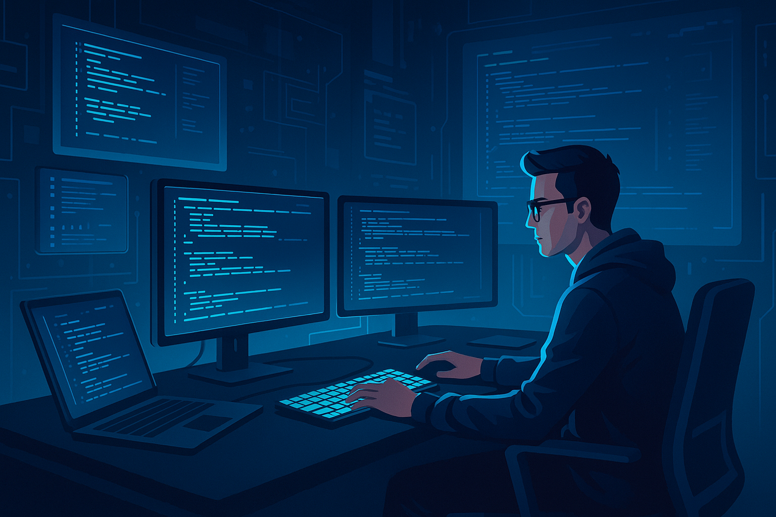 CodeNova engineers discussing architecture at a whiteboard